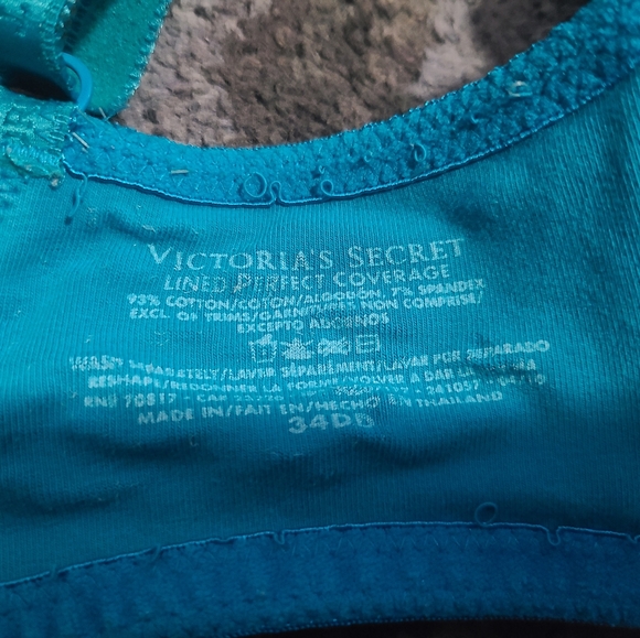 Victoria's Secret Lined Perfect Coverage Bra sz 34DD - Picture 6 of 7